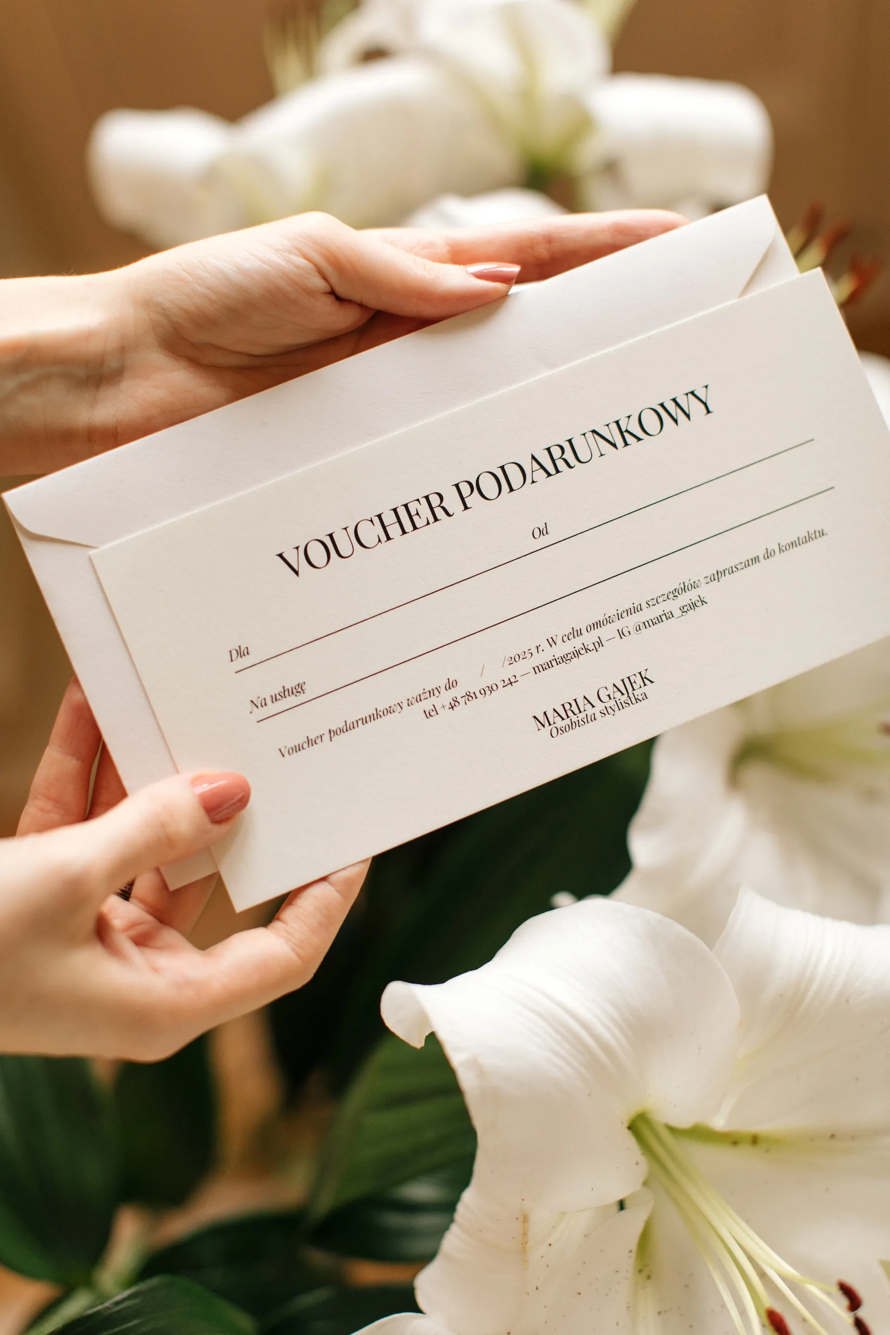 Maria Gajek – Voucher podarunkowy