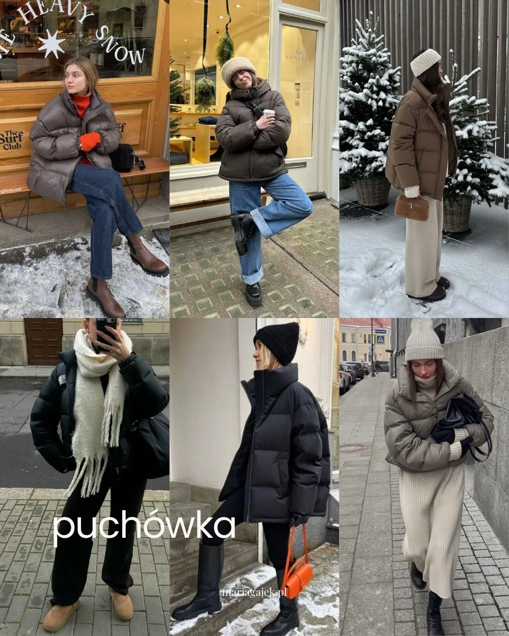 Puchówka – przykładowe stylizacje 2025