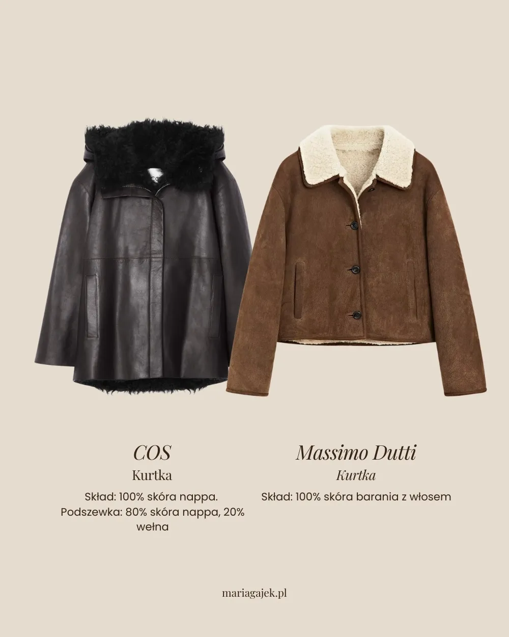 Kożuch – przykłady